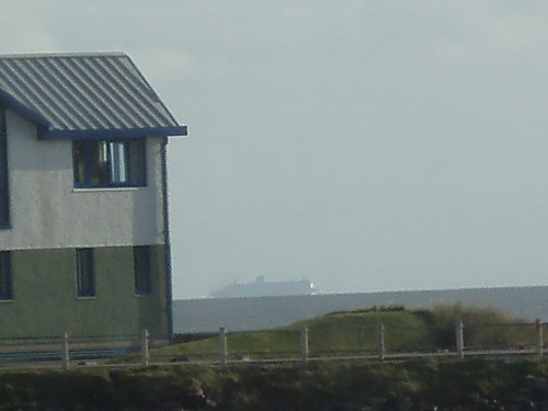 Queen Mary II passing down the Minch