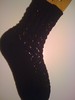 Crosshatch Lace Sock