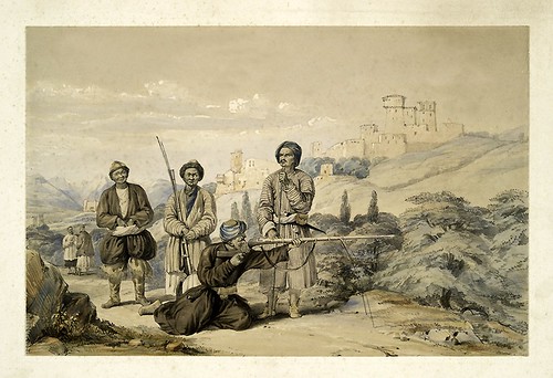 016- Practicas de tiro-Character and costumes of Afghanistan 1843-James Atkinson