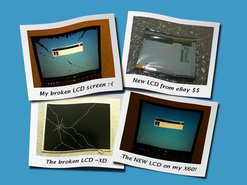 X60 broken LCD