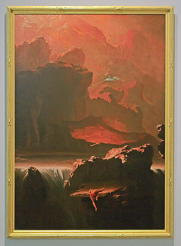 Oil painting, "Sadak in Search of the Waters of Oblivion", by John Martin, 1812, at the Saint Louis Art Museum, in Saint Louis, Missouri, USA