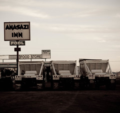 3 trucks @ Anasazi Inn