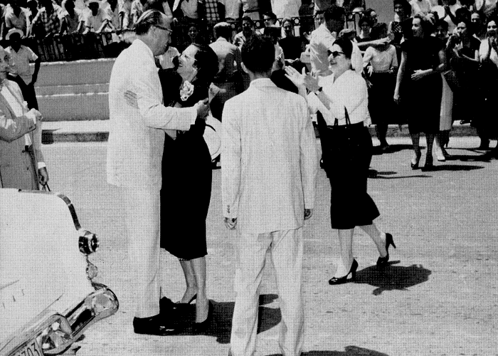 Amb Smith Santiago Protest, Cuba July 1957