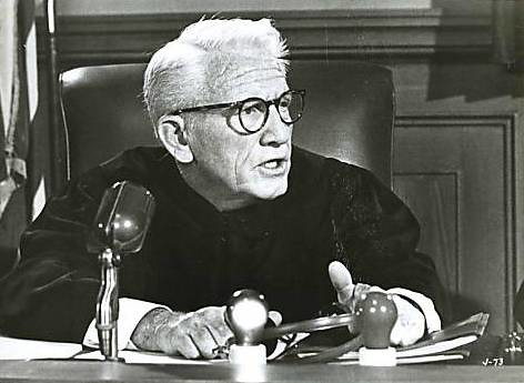 Spencer Tracy in Judgment at Nuremberg