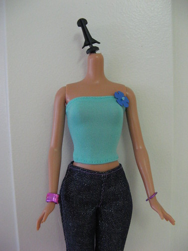 neck knob INTRIGUE!!1 · custom junk · Totally Stylin' Tattoos Barbie (2009)