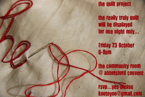 The Quilt Project ...LIVE FOR ONE NIGHT ONLY...