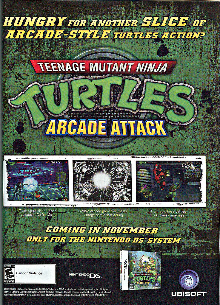 Teenage Mutant Ninja Turtles : ARCADE ATTACK // HUNGRY - ? spot  ad (( 2009 )) 