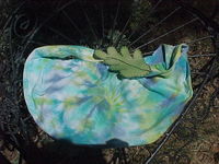 Tie Dye Doll Sling with Felt Leaf