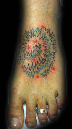 Feet With Tattoos Tatuaje En El Pie Pupa Tattoo Granada