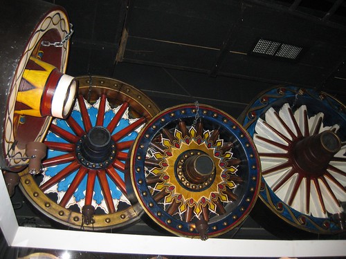 Circus wagon wheels