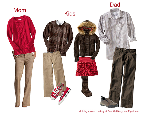 What to Wear - Brown/Red 