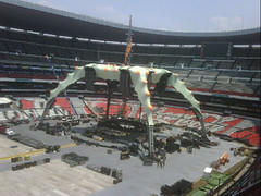 Septimo día de montaje - Estadio Azteca 49