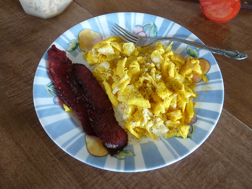 Venison Bacon and Eggs