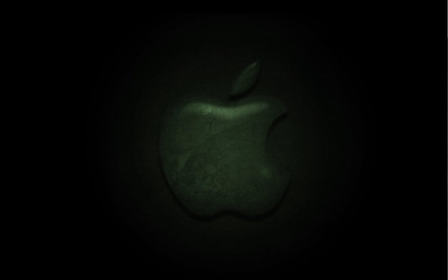 apple logo wallpaper. Apple logo wallpaper green
