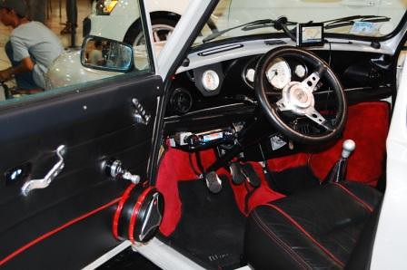 As you enter the driver's seat you'd still get the feel of the Classic Mini