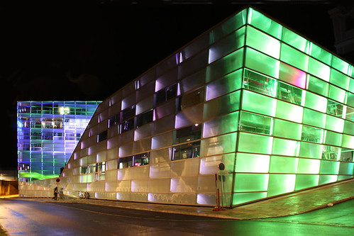 Ars Electronica Center, Linz, Austria. Photo: Bruce Charlesworth 