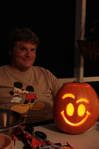 Matt and pumpkin