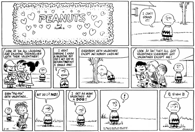 Peanuts Minus Snoopy with Charlie Brown, Schroeder, Linus, Lucy, Shermy, Violet, Patty, and Pigpen