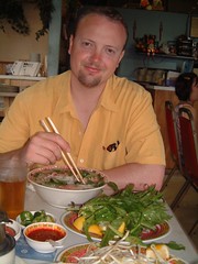 Ross Dunn having amazing Thai food in Honolulu's China town.