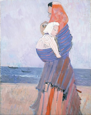 figure by the sea