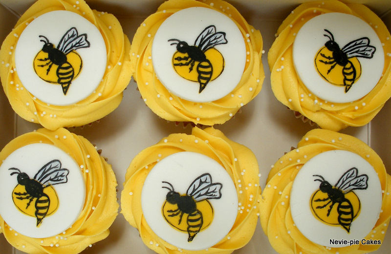 London Wasp Cupcakes