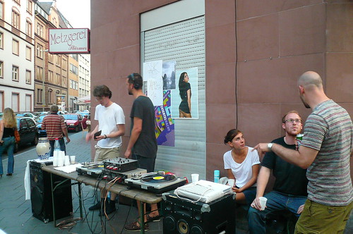 DEO Musikecke während der Bahnhofsviertelnacht 2009