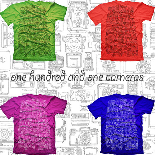 '101 cameras' Threadless submission