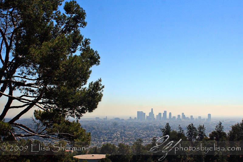 LA from Griffith Park Observatory by Elisa Sherman | photosbyelisa.com