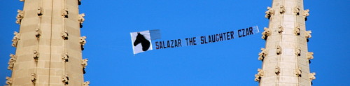 Salazar the Slaughter Czar Flies Over Denver