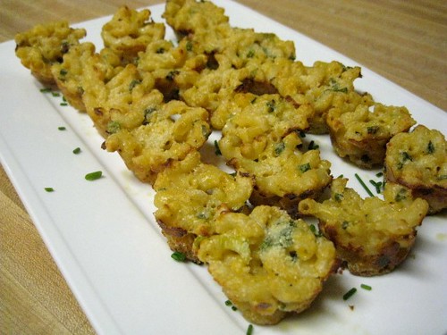 Mac & Cheese Bites with Sage and Scallions