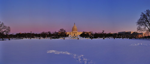 8 shot stitch of Capitol in the Snow.