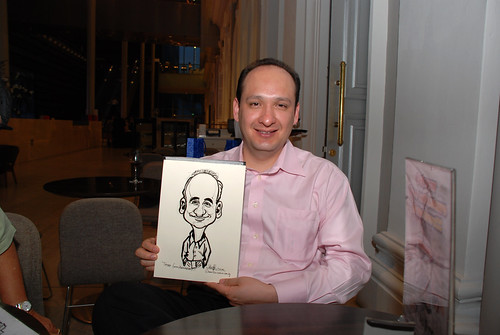 Caricature live sketching for Tetra 60th Anniversary - 7
