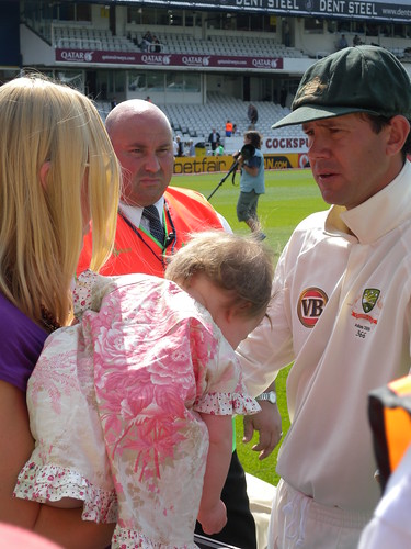 Ricky Ponting and family