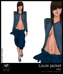 [MG fashion] Louis jacket (blue)