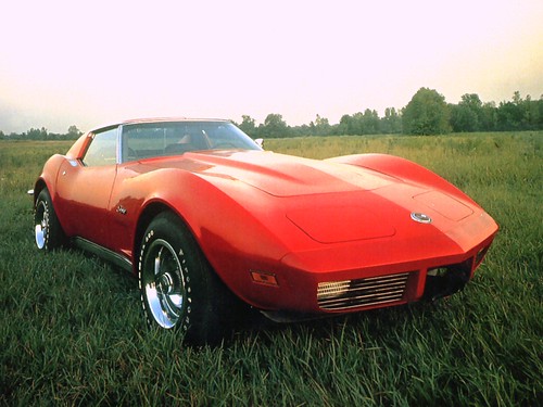 フリー画像|自動車|スポーツカー|シボレー/Chevrolet|シボレーコルベット|1974ChevroletCorvette|アメ車|フリー素材|