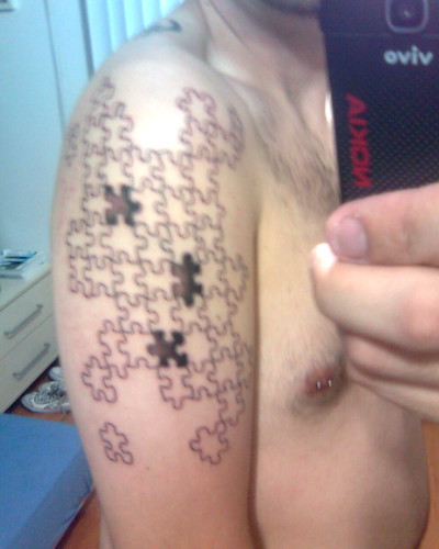 Puzzle Tattoo by tiqx. XD. Anyone can see this photo All rights reserved