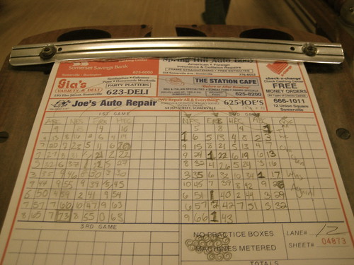 Bowl Haven makes you keep score by hand.