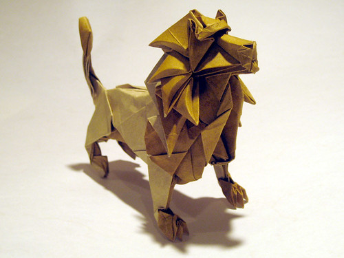 Joseph Wu's Origami - "Lion (take 2)"