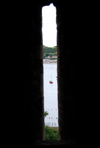 murder hole, conwy castle