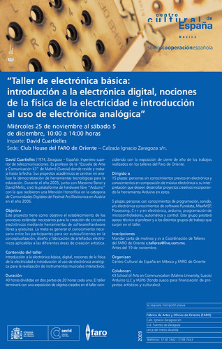 Arduino Workshop in Mexico DF