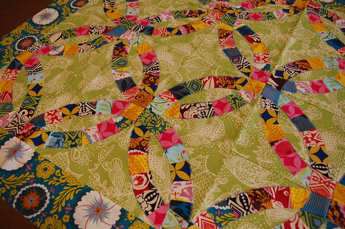 Tammy 39s Double Wedding Ring Quilt by the workroom