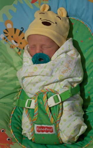 All swaddled up