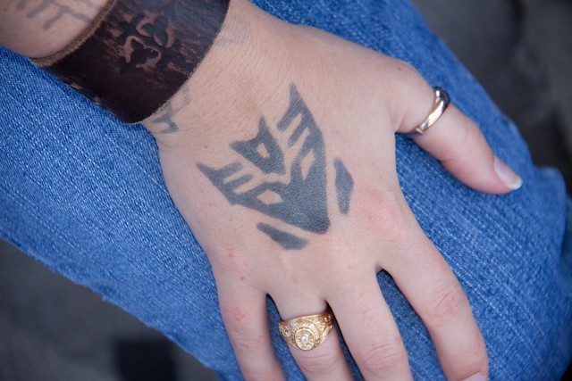 One more showing the Jagua tattoos. They are cool but it points out one 