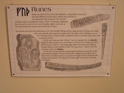 Vesterheim about Runes by you.