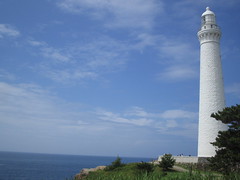 Hino-Misaki lighthouse in Shimane, Japan