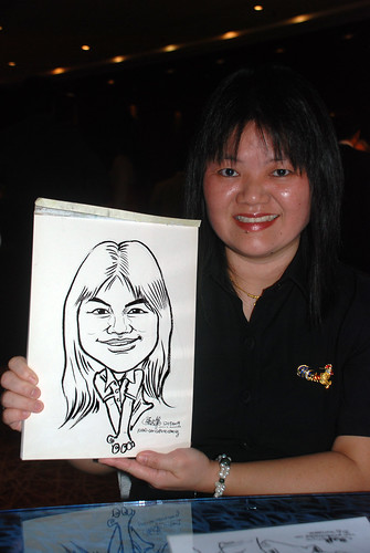 Caricature live sketching for The Law Society of Singapore - 5
