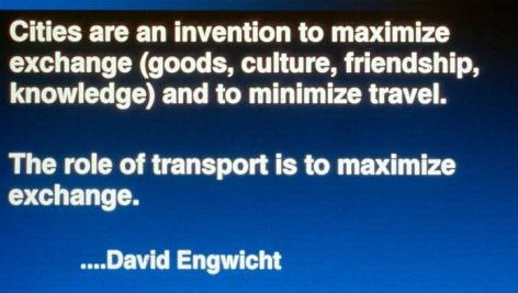 Cities are an invention to maximize exchange
