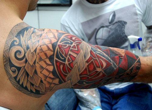  kirituhi Tatuagem tartaruga polin�sia- polynesian turtle tattoo WIP 