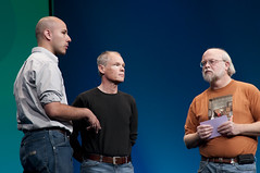 Marcial Hernandez, Greg Bollella and James Gosling, General Session "The Toy Show" on June 5, JavaOne 2009 San Francisco