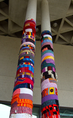 Knitta Please Columns - National Gallery of Australia